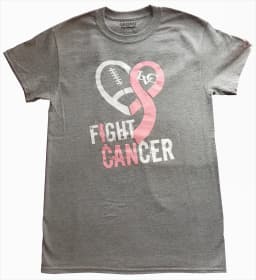 Image 4 for Fight Cancer Football Fundraiser Shirt